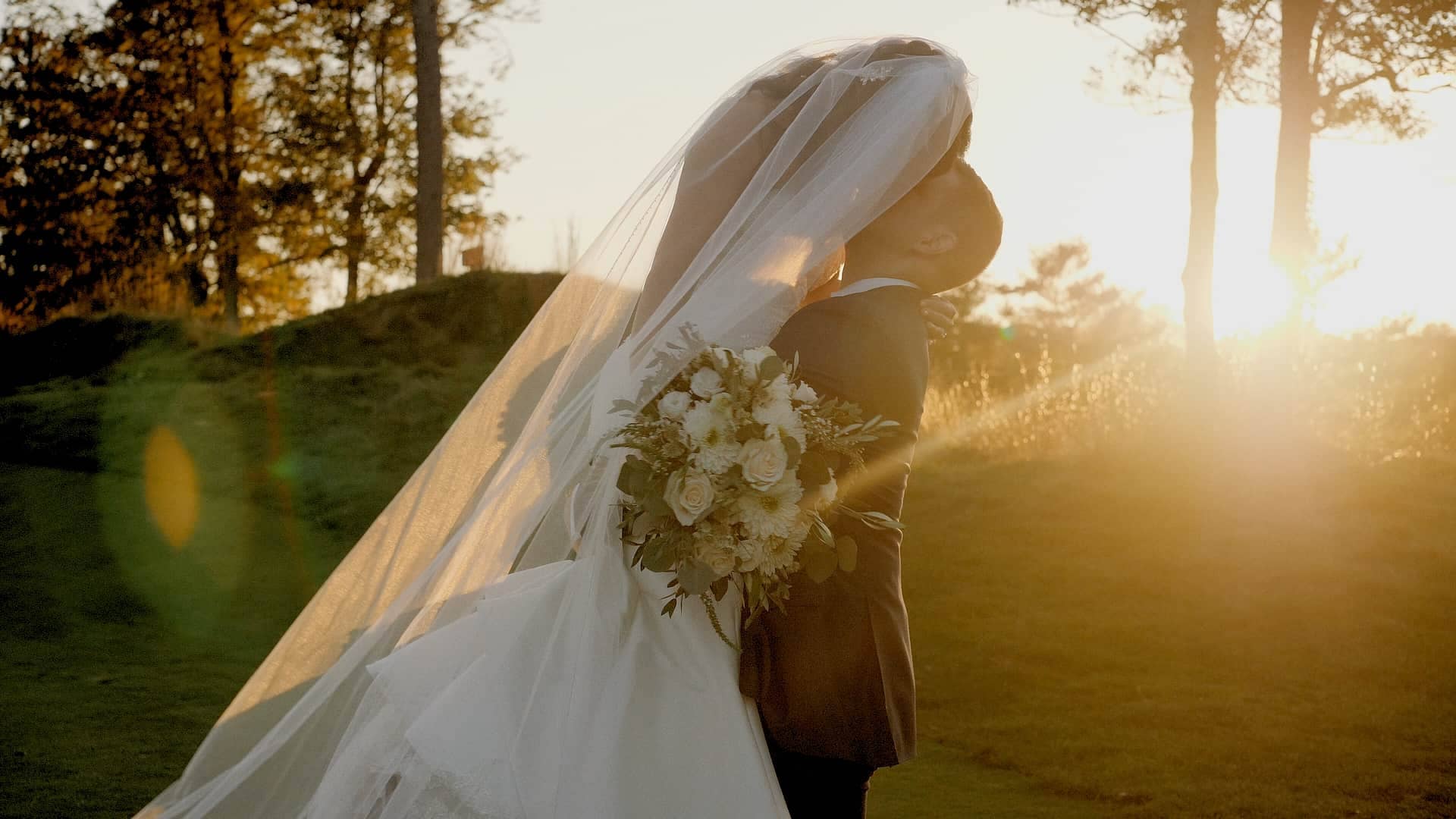 amazing sunset wedding on cape cod at the ridge club